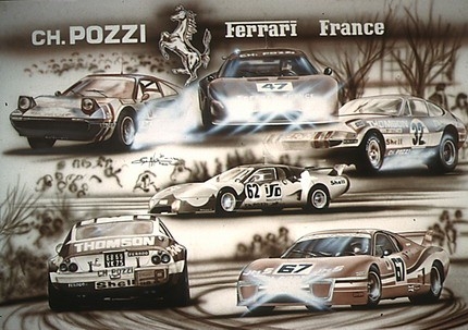 Poster Ferrari France 1989