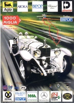 Poster Mille Miglia 1993