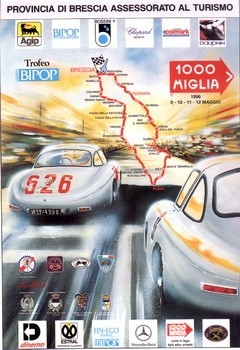 Poster Mille Miglia 1996