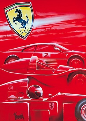 Poster Ferrari - Mugello