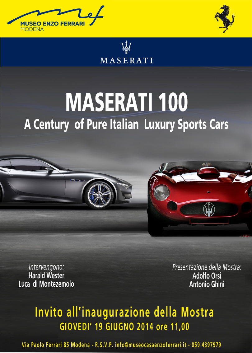 A century of Pure Italian Luxury Sports Cars