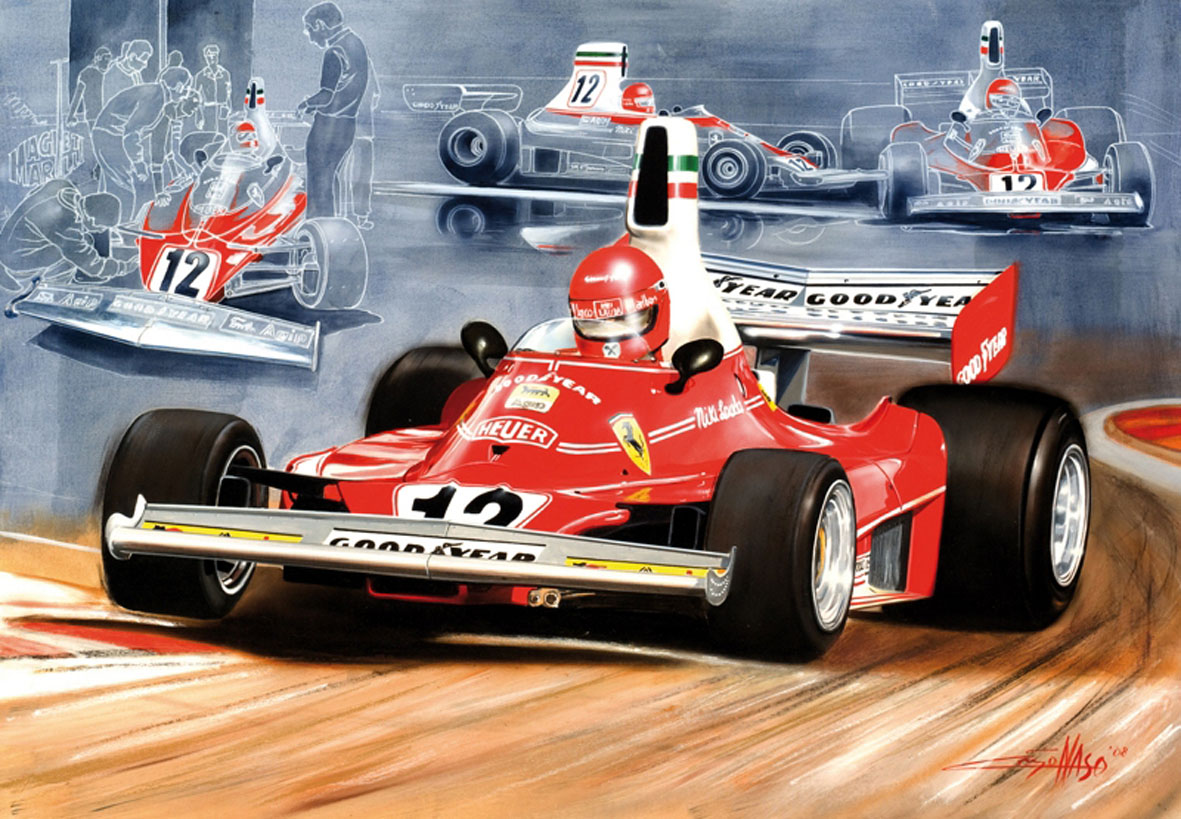 312 T Lauda - 2009 - 100x70cm