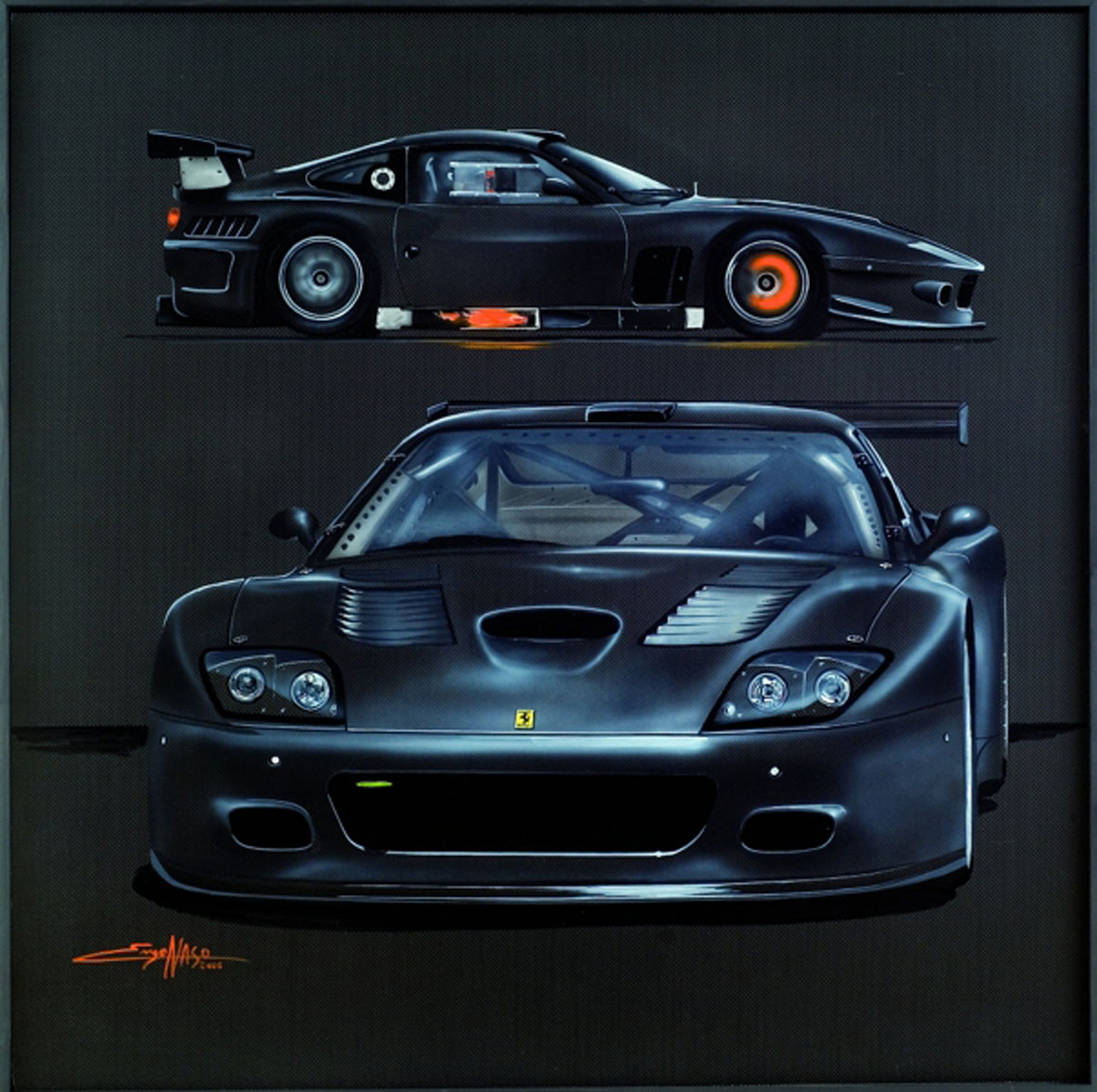 575GTC JMB - 2006 - 100x100 - private collection