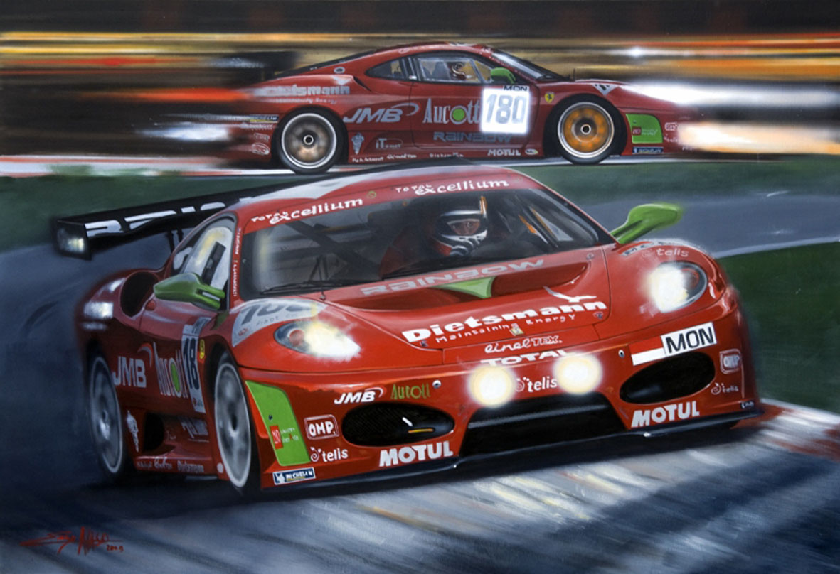 Ferrari 430 GT3 Garbagnati Spa - 2006 - 70x100