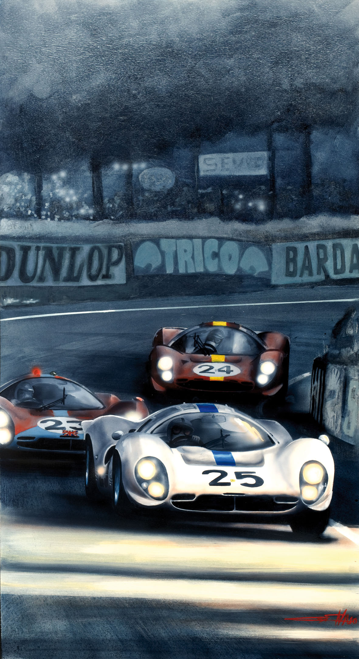 Le Mans 1967- 50x100cm - Artist’s collection