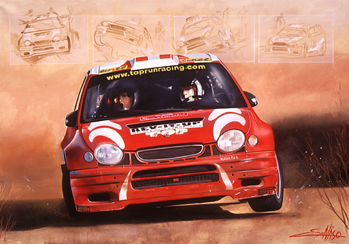 Toyota Wrc - 2003 - 100x70cm - Private collection