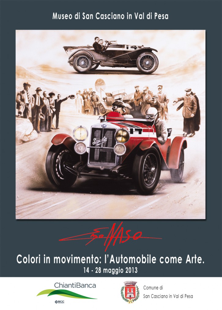 Mostra personale di Enzo Naso al Museo di San Casciano val di Pesa dal titolo
"Colori in movimento: l'Automobile come Arte".
